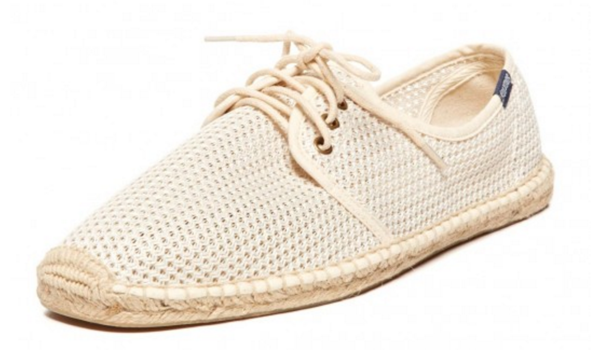 cream espadrille sneakers