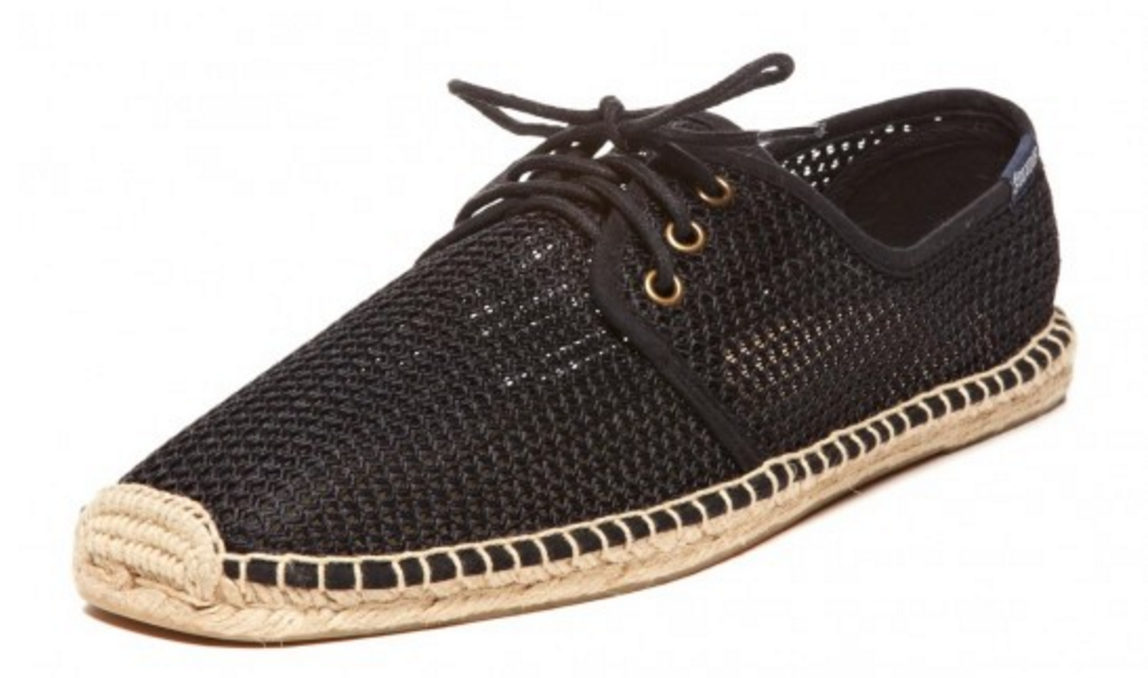 black espadrille sneakers