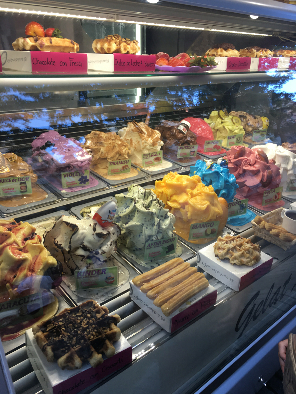 Gelato in Barcelona