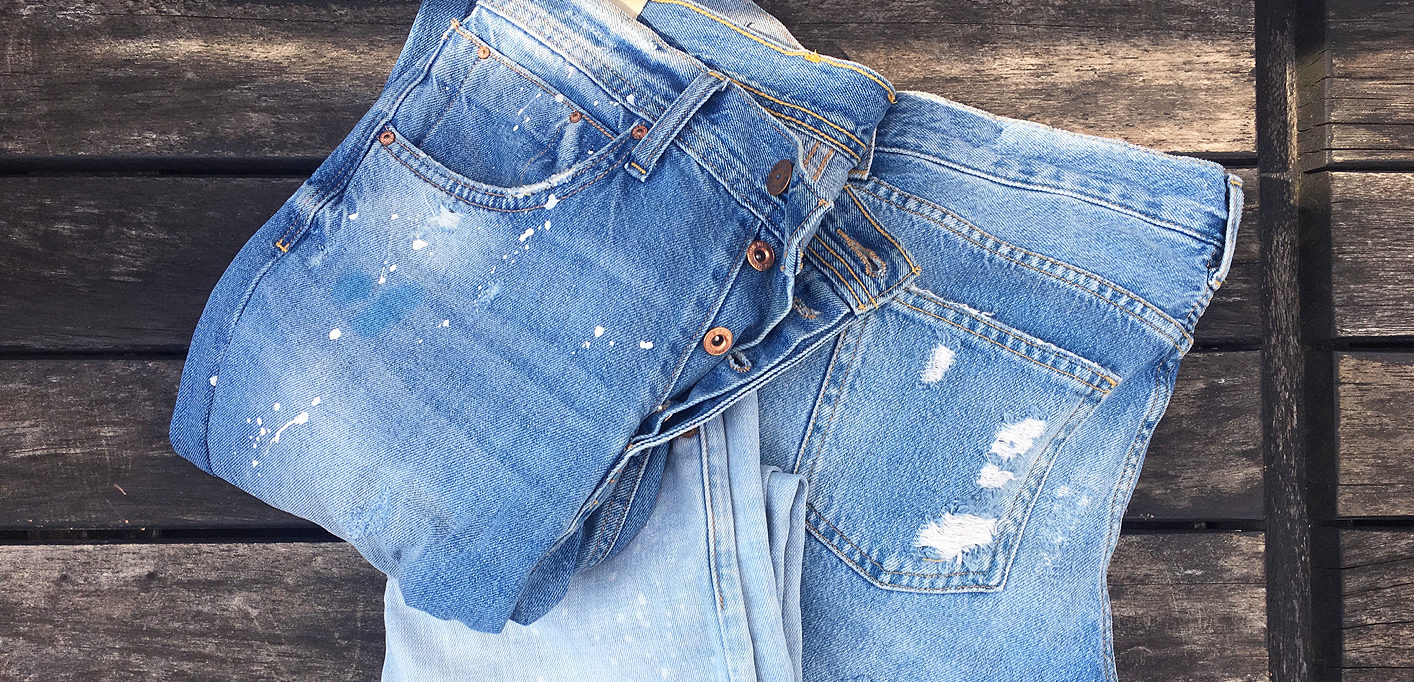 Three pairs of jeans 