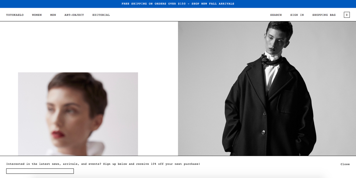 Totokaelo website screenshot