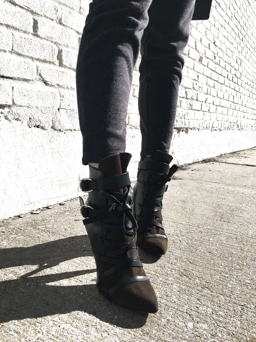 Detail shot of heels