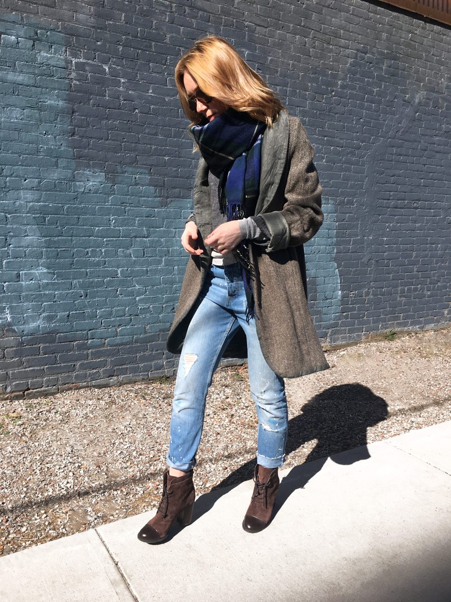 Woman posing in outfit
