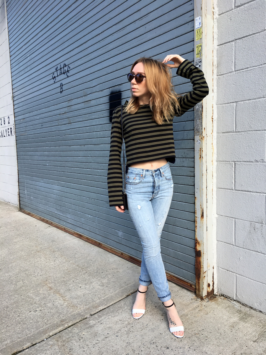 Woman posing in outfit photo