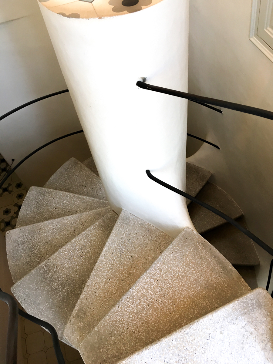 Gaudi house staircase