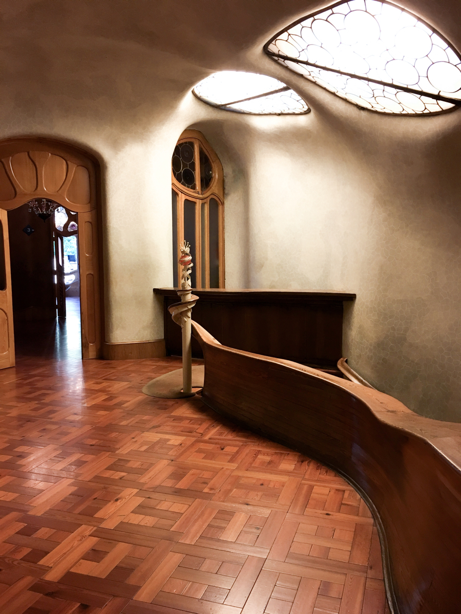 Gaudi house hallway